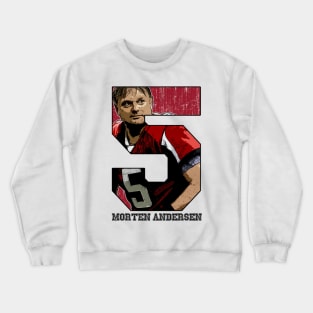 Morten Andersen Atlanta Game Crewneck Sweatshirt